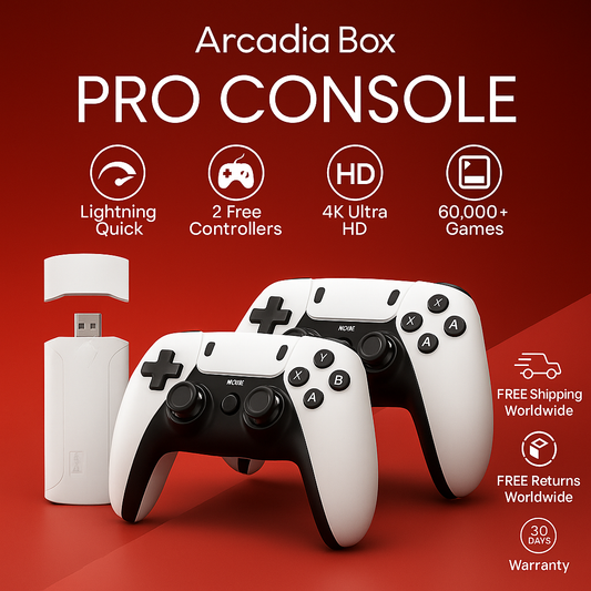Retro Game Stick Pro™ (CONSOLE + 2 FREE CONTROLLERS)